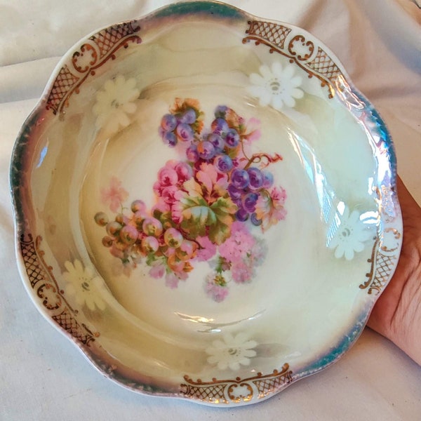 Vintage Bavaria Porcelain Serving Bowl