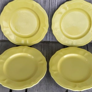 Vintage Ironstone Buttercup Salad Plates from Federalist