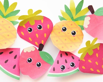 Fruit Printable Bookmark Templates