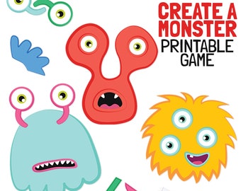 Create a Monster Printable Game