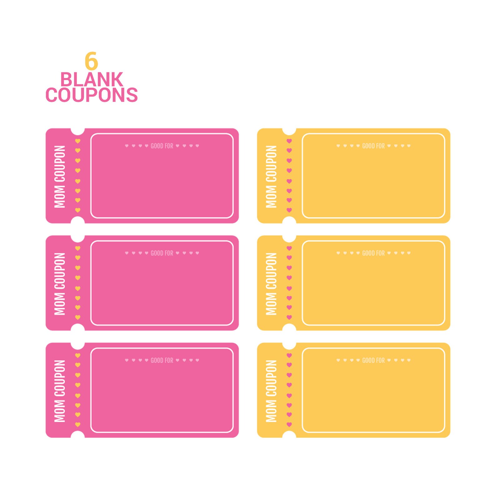 Printable Mom Coupons Mother's Day Coupon Book - Etsy Canada