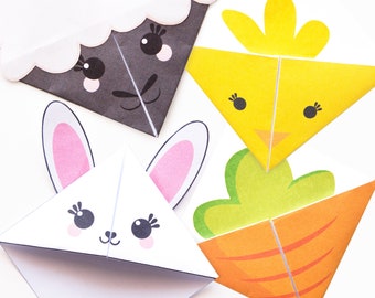 Easter Printable Bookmark Templates