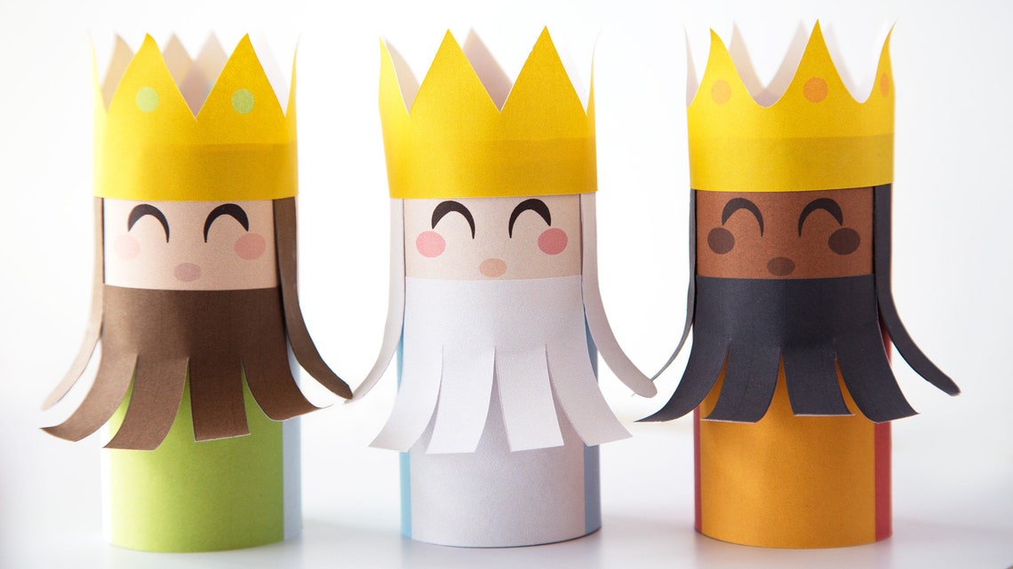 DIY Nativity Scene Printable Toilet Paper Roll Templates Etsy UK