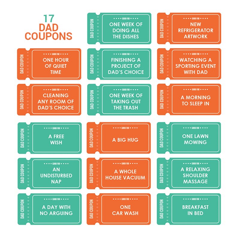 Father s Day Coupon Template Father s Day Coupon Template