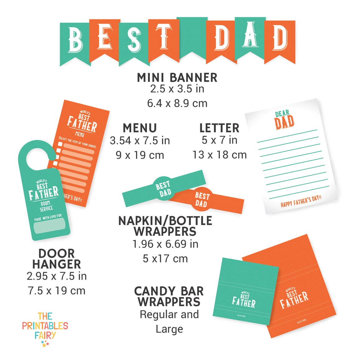 Father's Day Printable Breakfast Kit. Cute Gift From Kids - Etsy