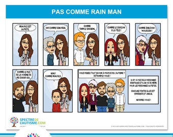 Comic Not Like Rain Man