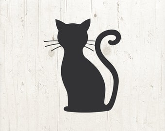 Download Halloween Cat Svg Etsy