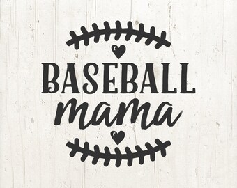 Download Free Baseball Mama Svg Etsy SVG Cut Files