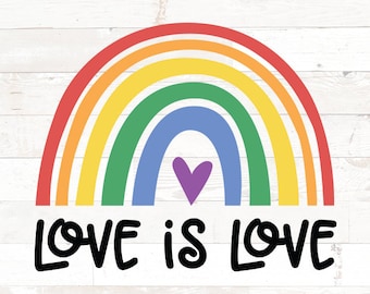 Free Love Rainbow Svg