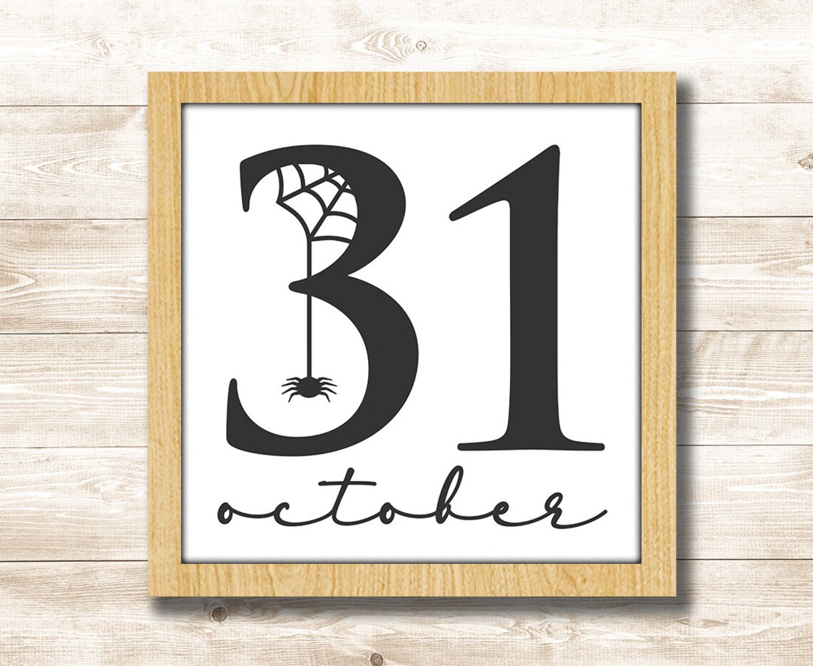 31 October svg Halloween SVG October 31 svg October 31st | Etsy