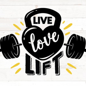 Live Love Lift svg workout shirt, Workout Svg, Gym Quote SVG, Fitness svg, Gym Svg, Exercise svg, Workout motivation quote saying svg png