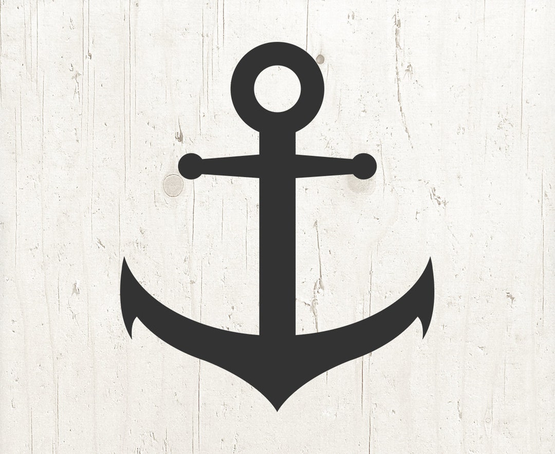 Anchor Svg Nautical Svg Anchor Clipart Anchor Silhouette - Etsy