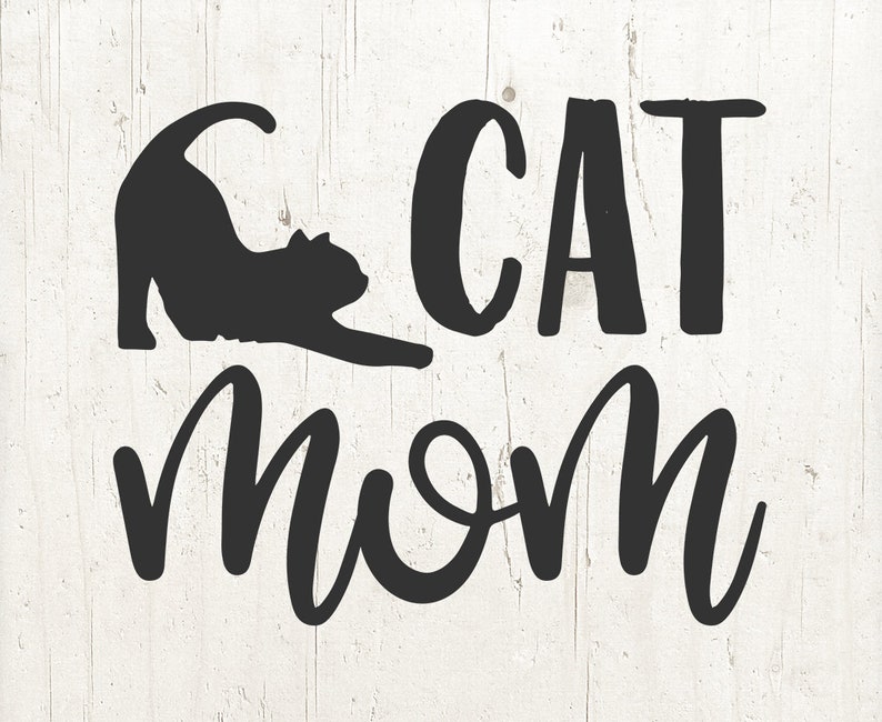 Download CAT SVG Cat mom svg Cat mom svg file Kitten svg Lover cat ...