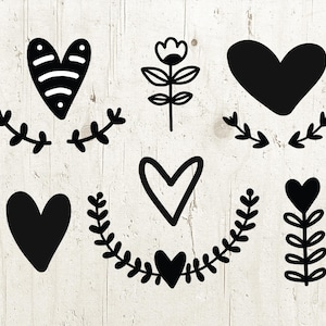 Heart svg - Heart clipart svg - Heart clipart - Heart digital clipart for Design or more, files download, png, svg