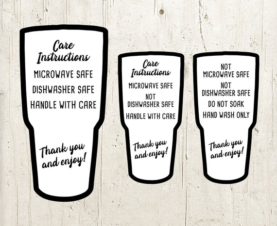 Download Care Instructions Svg Care Cards Svg Tumbler Care Svg Etsy