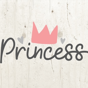 Crown Svg, Princess Svg, Crown Monogram Svg, Princess Crown Svg, Cricut Cut Files, Silhouette Cut Files