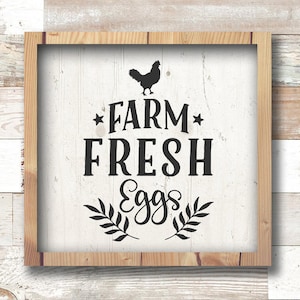Farm svg, Farm Fresh Eggs SVG - Farm Fresh Eggs - Farmhouse SVG - Farm Fresh SVG - Fresh Eggs svg - Farmhouse svg - Fresh Eggs