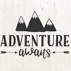 Abenteuer erwartet svg, adventure svg, arrow SVG, mountain svg, Pfeilwörter SVG, Pfeile svg, Berge svg, stammes-Svg
