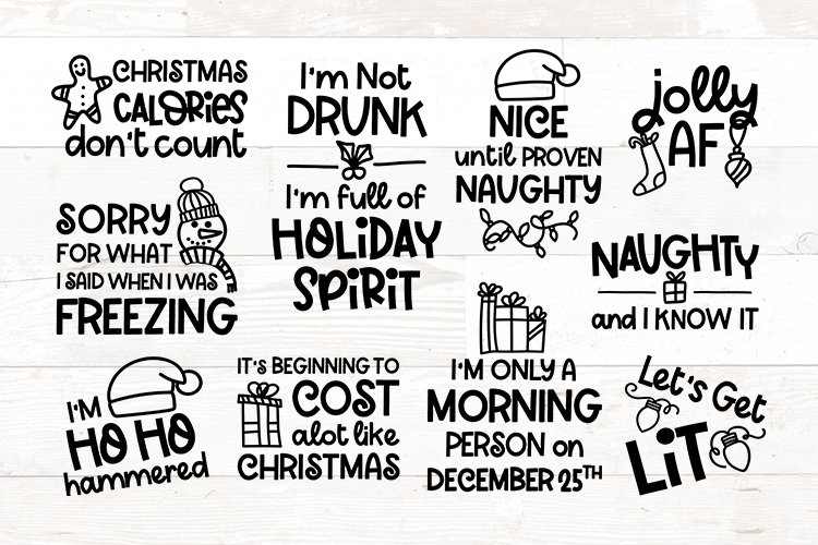 Funny Christmas SVG Christmas Svg Bundle Christmas Svg Shirt Etsy