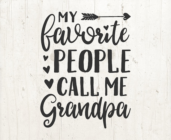 Download My Favorite People Call Me Grandpa papa svg grandpa svg | Etsy