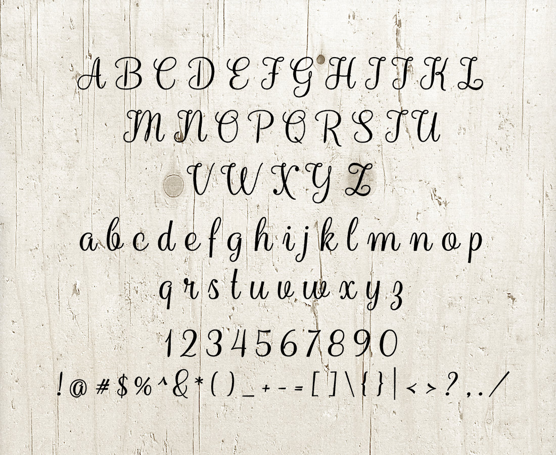 Calligraphy Font SVG: Handwritten Script Alphabet (digital Download) - Etsy