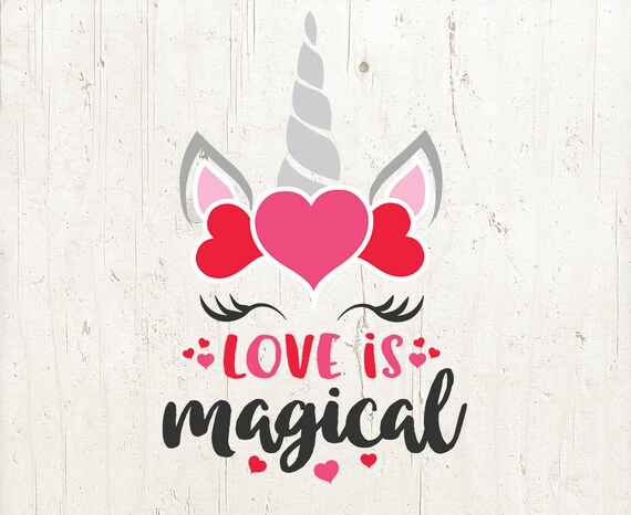 Unicorn Svg Unicorn Eyelashes Unicorn Svg Love Is Magical Etsy
