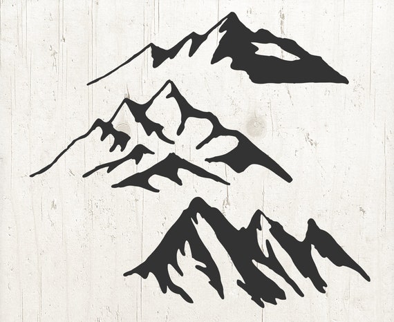 Free Free 238 Silhouette Mountain Scene Nature Svg SVG PNG EPS DXF File