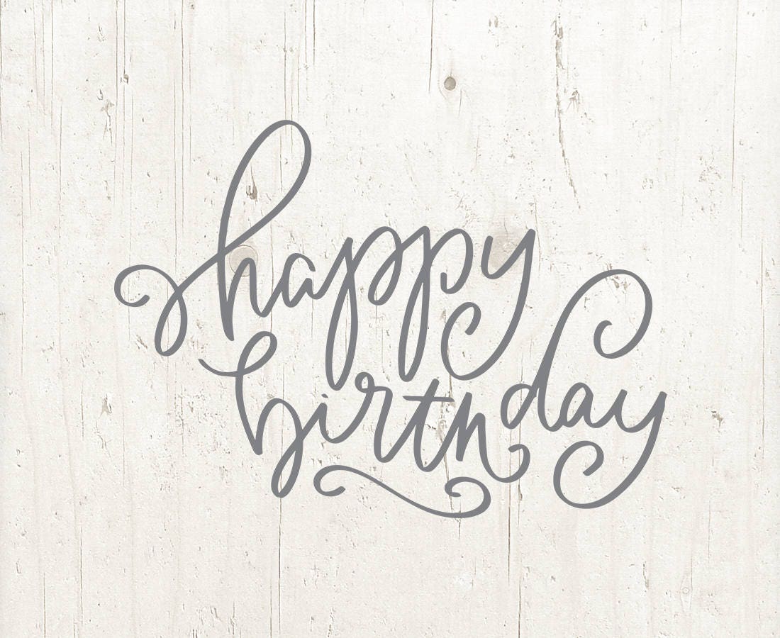 Download Happy Birthday SVG Cut File SVG DXF cut file birthday dxf ...