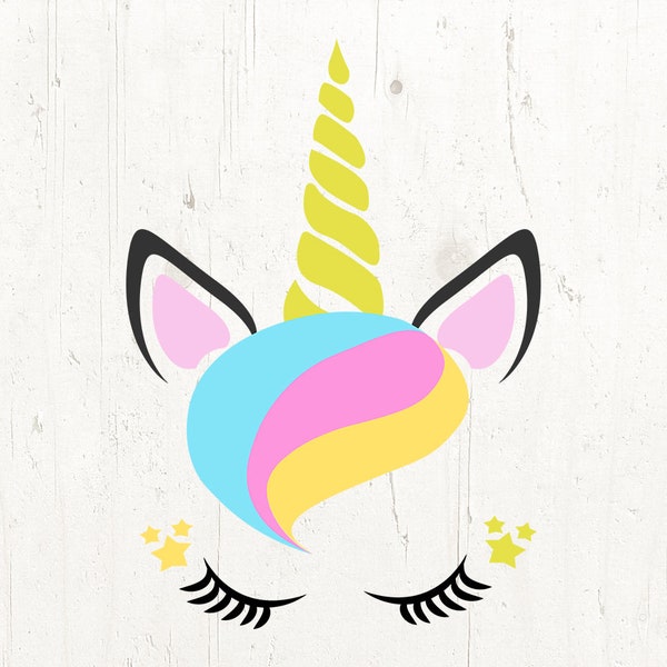 Unicorn Bangs Svg - Etsy