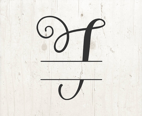 Download Split Letter Monogram Svg