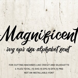 SVG fonts for Silhouette and Cricut, svg alphabet, SVG Font, Handwritten Calligraphy Cursive svg font letters
