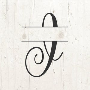 Letter I SVG Split Monogram Alphabet Letters Split Letter Svg Monogram, Split Monogram Svg, Letter Svg