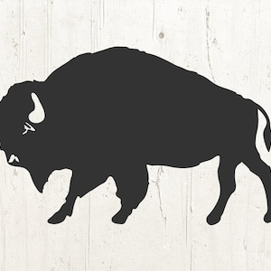 Buffalo SVG, Bison SVG, Buffalo graphic, Buffalo png, Buffalo silhouette, Bison silhouette, SVG, Silhouette svg, Silhouette
