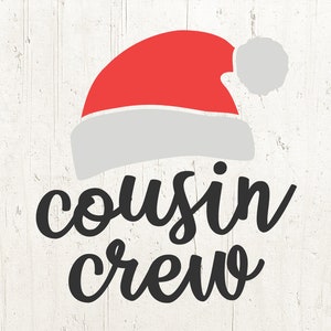 Equipe de primos de Natal svg, svg de natal, arquivo de corte de camisa de família de natal, equipe de primos svg, arquivos svg de natal, Primos SVG
