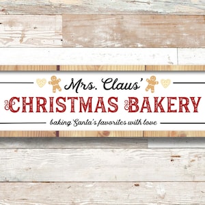 Christmas Cookies Bakery Sign Svg Cut File for Rustic Christmas Home Decor and Farmhouse Wall Sign printable, Christmas sign svg