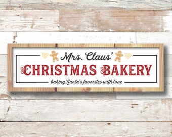 Christmas Cookies Bakery Sign SVG Cut File: Rustic Farmhouse Decor (Digital Download)