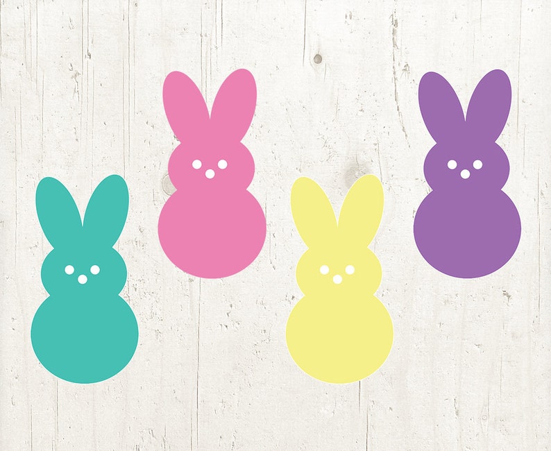 Peep SVG Peeps Easter Svg Easter Bunny Svg Svg Bundle Sale | Etsy