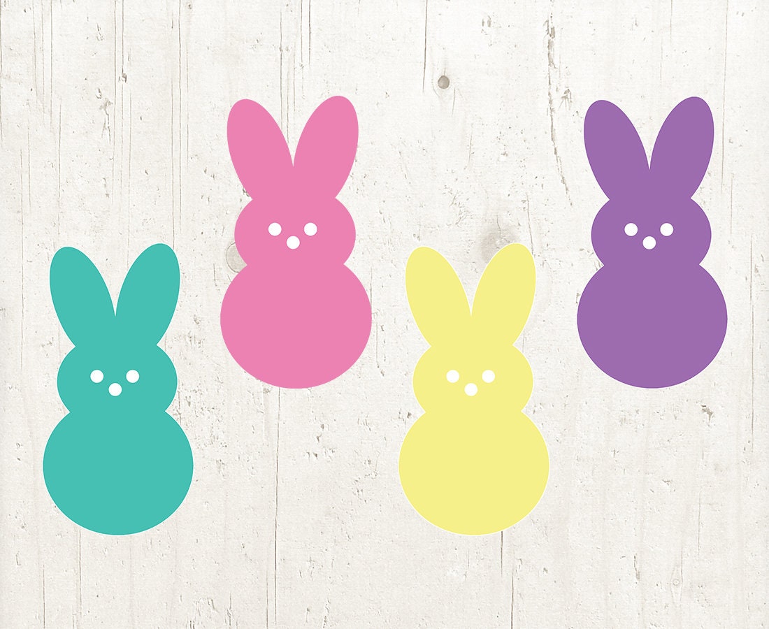 Peep SVG Peeps Easter Svg Easter Bunny Svg svg bundle sale | Etsy