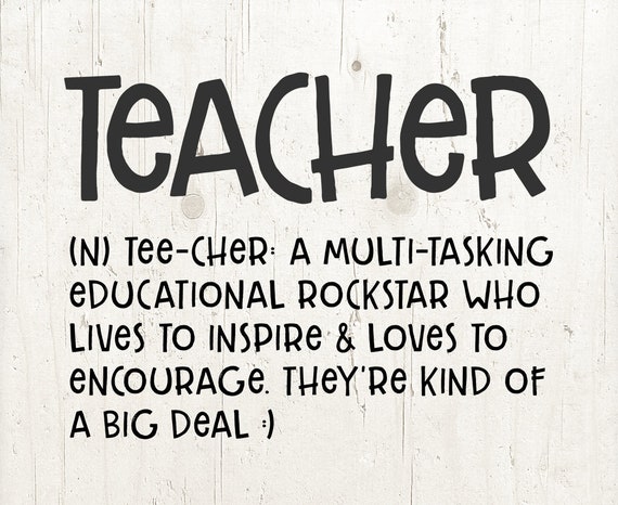 Download Teacher Svg Files For Silhouette Cricut Teacher Svg Teacher Etsy