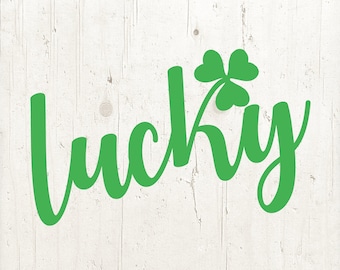 SVG de Trébol de la Suerte: Diseño de camiseta para el Día de San Patricio (Descarga digital)