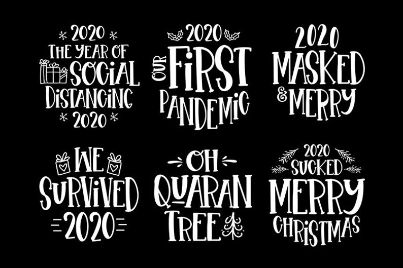 Download 2020 Christmas ornament svg bundle christmas quarantine ...