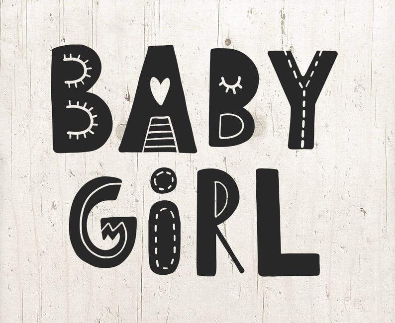 Baby Girl Svg Baby Svg Girl Svg Love Svg Cutting Files For Etsy