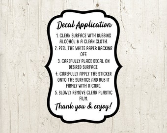 Care Card, Care Instructions Cards,Decal Application Instructions Svg file Circuit,Cameo Cut files Care Card SVG Vector Svg