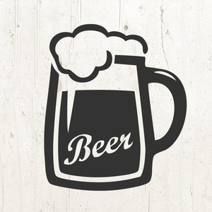 Beer mug SVG, beer svg, Cinco De Mayo SVG, beer glass svg, drink svg, beer clip art | svg png eps jpg dfx | Cricut or silhouette