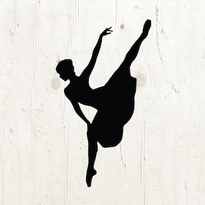 Ballerina SVG DXF Ballerina Silhouette svg clipart Files Ballet Dancer Silhouette svg Ballerina Silhouette svg dxf Cut File