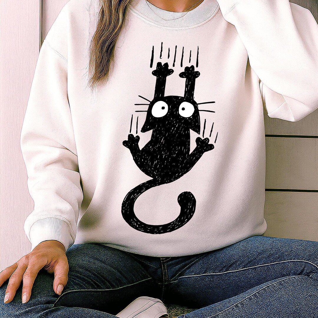 Funny Cat Scratch PNG: Sassy Cat Humor Shirt Design (digital Download ...