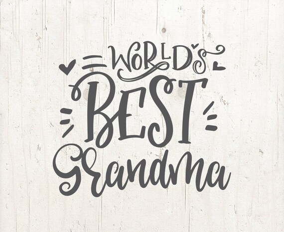 Download Grandma SVG World's Best Grandma Mother's Day Vector | Etsy