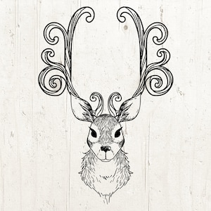Antlers SVG, deer svg, reindeer svg, buck svg, antlers Cut File for Silhouette and Cricut, hunting svg, deer antlers svg