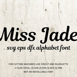 Font SVG for cricut and silhouette, alphabet svg, Cursive Font SVG, Handwritten Script Cricut Svg fonts, Silhouette Cameo