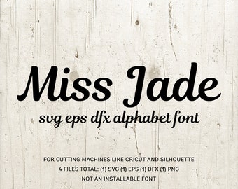 Font SVG for cricut and silhouette, alphabet svg, Cursive Font SVG, Handwritten Script Cricut Svg fonts, Silhouette Cameo